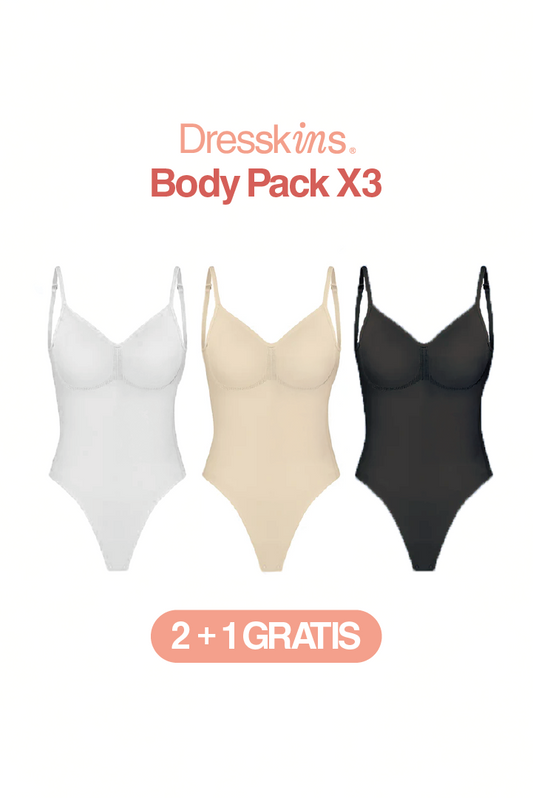 Body moldeador - Pack X3